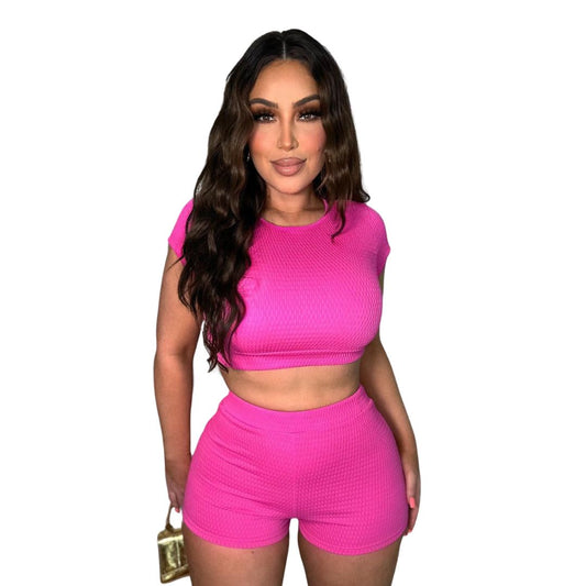Pink Wink Top and Shorts Set